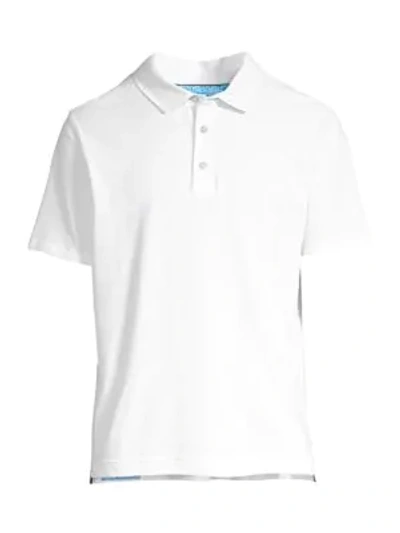 Shop Robert Graham Dynamic Knit Polo In White