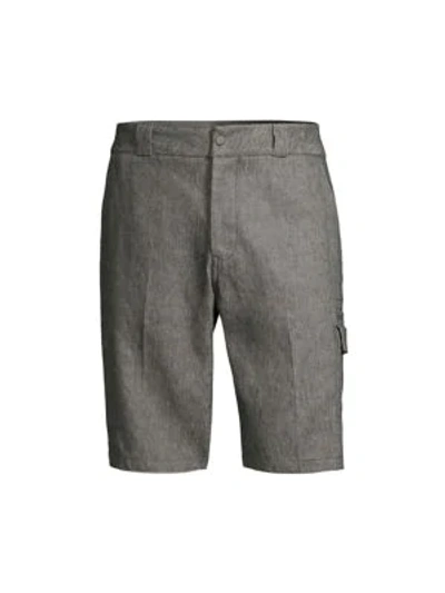 Shop Ferragamo Men's Cargo Bermuda Shorts In Shade