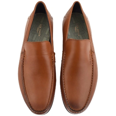 Shop Ted Baker Lassty Leather Shoes Brown
