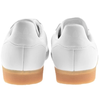 Shop Adidas Originals Gazelle Trainers White