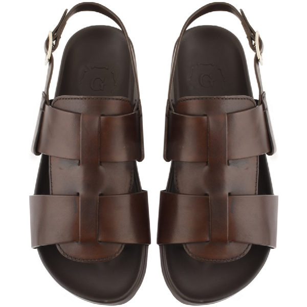 tan walking sandals
