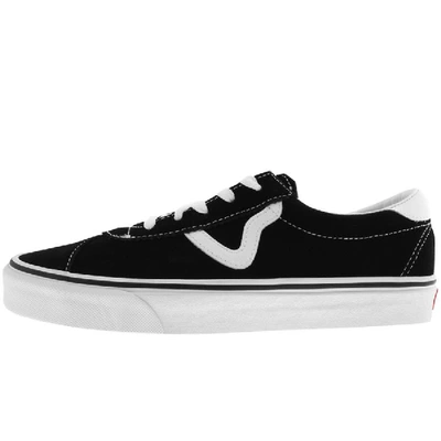 Shop Vans Sport Suede Trainers Black