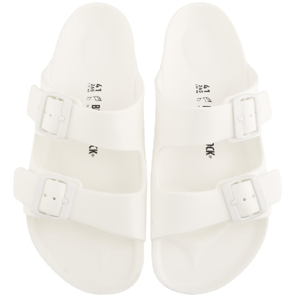 white birkenstock sandals eva