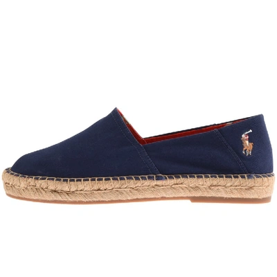 Shop Ralph Lauren Cevio Slip On Shoes Navy