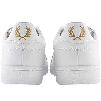 Shop Fred Perry B721 Leather Trainers White