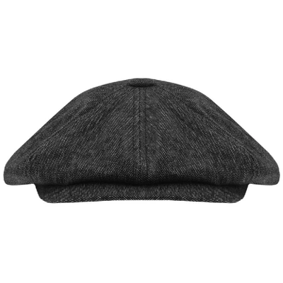 Shop Ted Baker Plain Baker Boy Flat Cap Grey