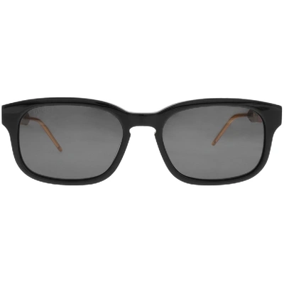 Shop Gucci Gg0602s Sunglasses Black