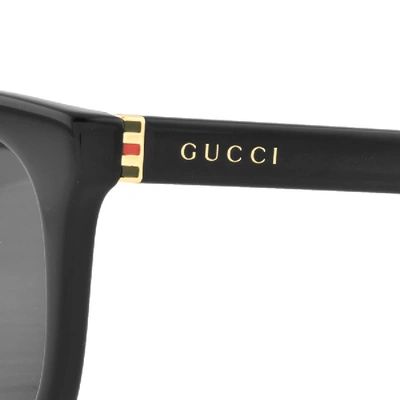 Shop Gucci Gg0449s Sunglasses Black