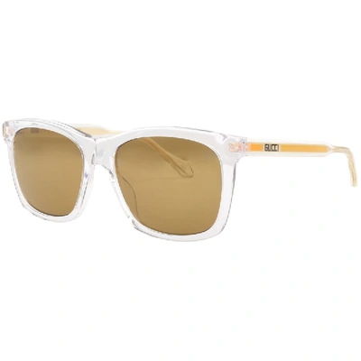 Shop Gucci Gg0558s Sunglasses Yellow