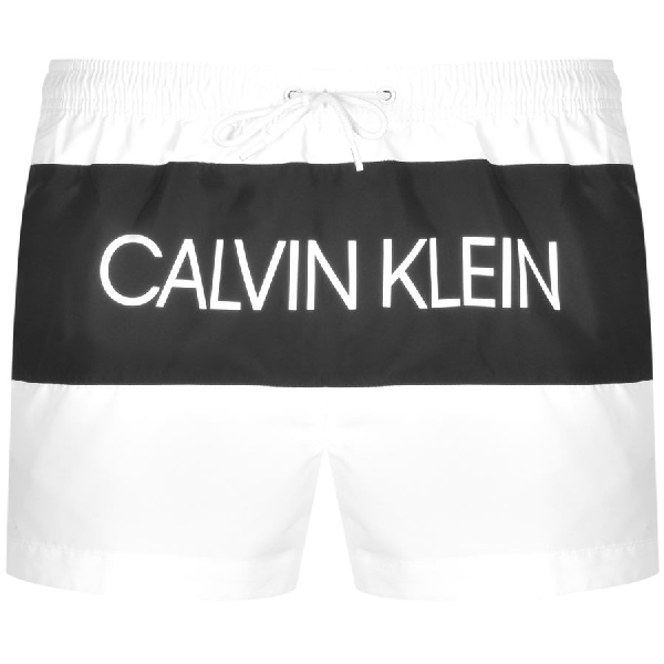 calvin klein grey swim shorts