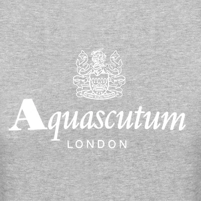 Shop Aquascutum Waterfield Crew Neck Sweatshirt Grey
