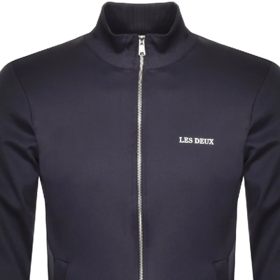 Shop Les Deux Ballier Track Jacket Navy