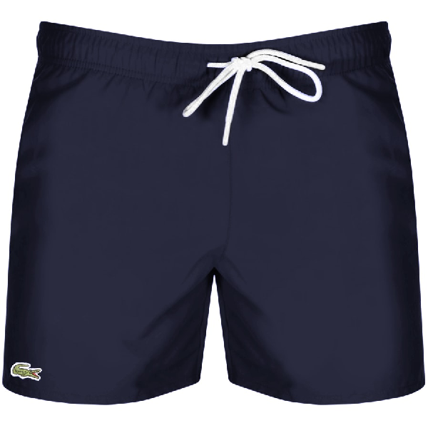 lacoste swim shorts navy