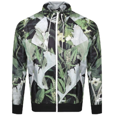 Nike Sportswear Jdi Windrunner Woven Floral In Spruce |