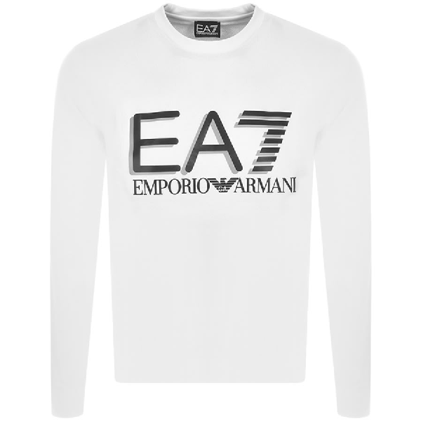 emporio armani sweatshirt white