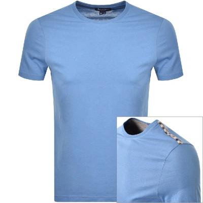 Shop Aquascutum Southport Club Check T Shirt Blue