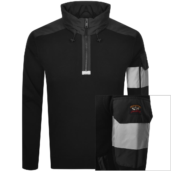 paul and shark half zip jumper
