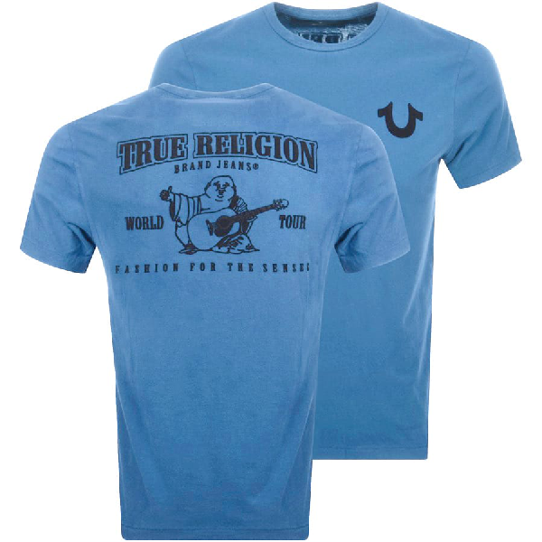 true religion t shirt blue