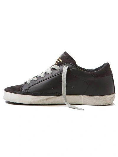 Shop Golden Goose Perforated Star Sneakers