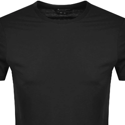 Shop Aquascutum Southport Club Check T Shirt Black