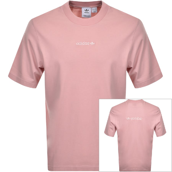 adidas originals t shirt pink