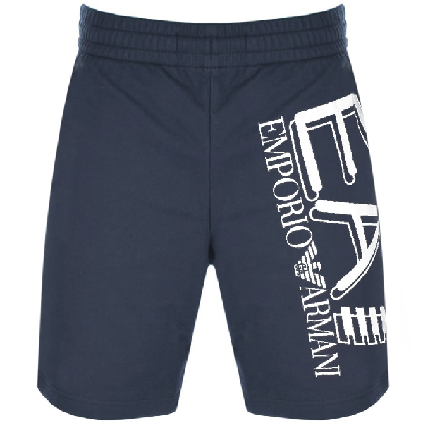 navy armani shorts