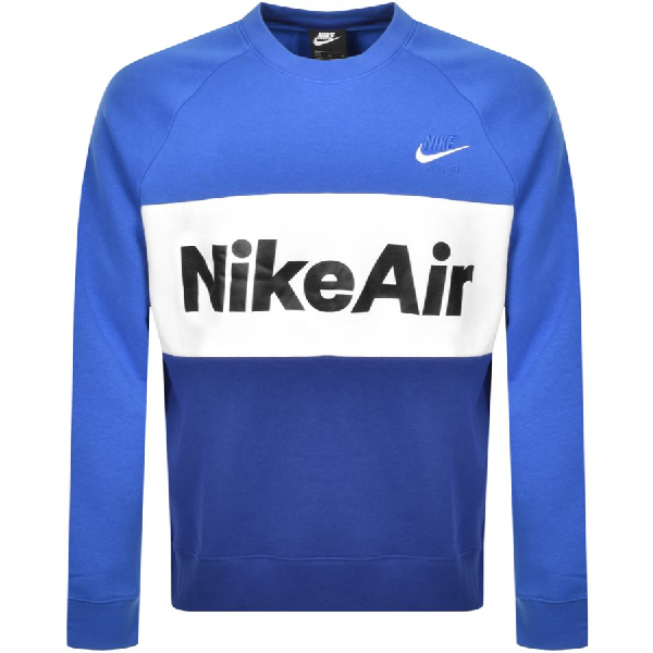 nike air blue sweatshirt