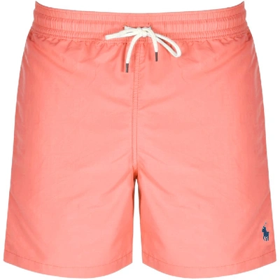 Shop Ralph Lauren Traveller Swim Shorts Pink