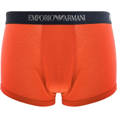 Shop Armani Collezioni Emporio Armani Underwear 3 Pack Boxers In Blue