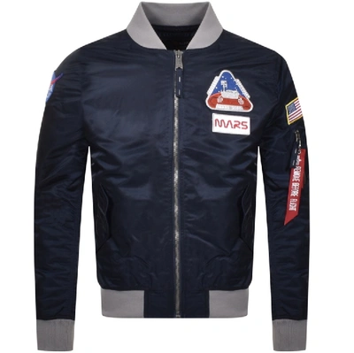 Shop Alpha Industries Ma 1 Lw Jacket Navy