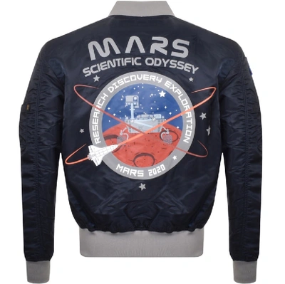 Shop Alpha Industries Ma 1 Lw Jacket Navy