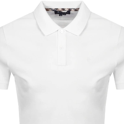 Shop Aquascutum Hill Polo T Shirt White