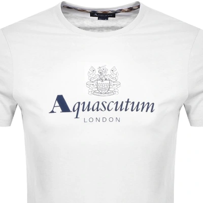 Aquascutum Griffin T Shirt White | ModeSens