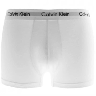 Shop Calvin Klein Underwear 3 Pack Boxer Shorts White In Grey