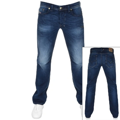 Shop Diesel Larkee 0853r Regular Fit Jeans Blue