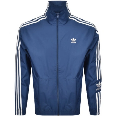 Shop Adidas Originals Lock Up Full Zip Jacket Navy
