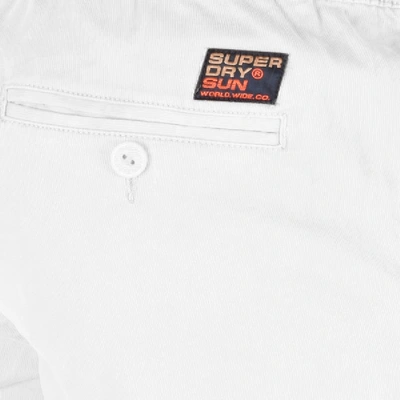 Shop Superdry Sunscorched Chino Shorts White