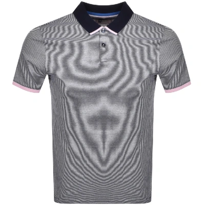 Shop Ted Baker Caffine Polo T Shirt Navy