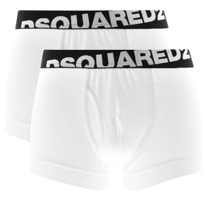 Shop Dsquared2 Underwear 2 Pack Trunks White