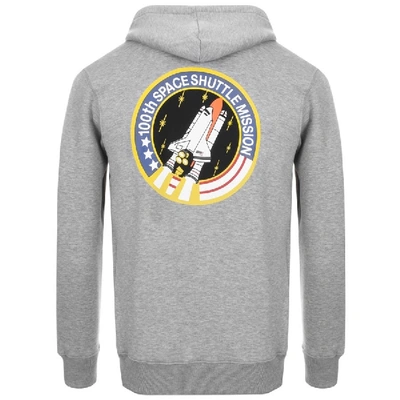 Shop Alpha Industries Space Shuttle Hoodie Grey