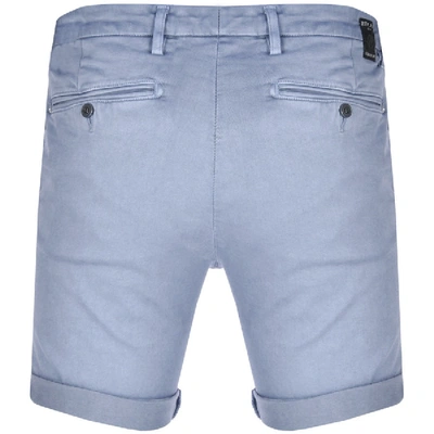 Shop Replay Lehoen Denim Shorts Blue