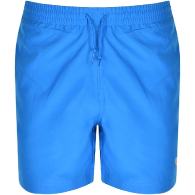 Shop Carhartt Chase Swim Shorts Blue