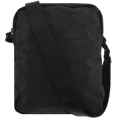 Shop Armani Exchange Logo Shoulder Bag Black