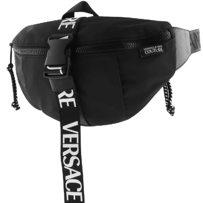 Shop Versace Jeans Couture Logo Waist Bag Black