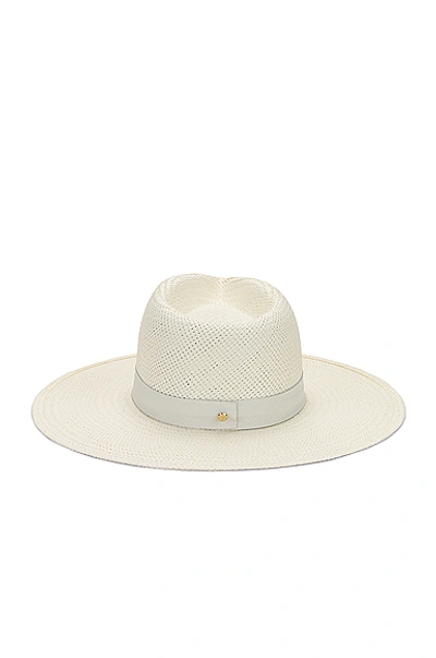 Shop Janessa Leone Zoe Packable Hat In Bleach
