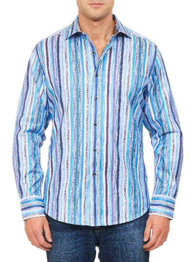 Shop Robert Graham Cozumel Sport Shirt Tall In Light Blue