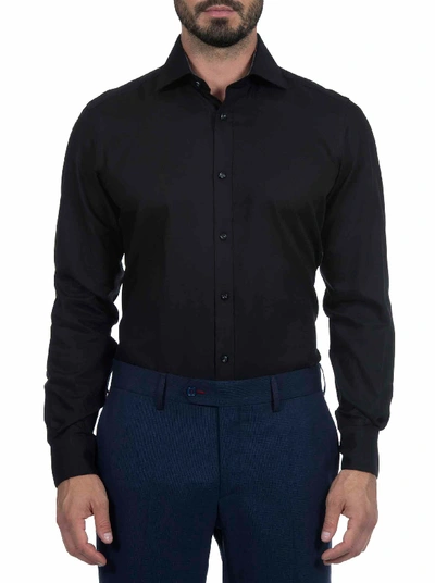 Shop Robert Graham Joy Dress Shirt In Black
