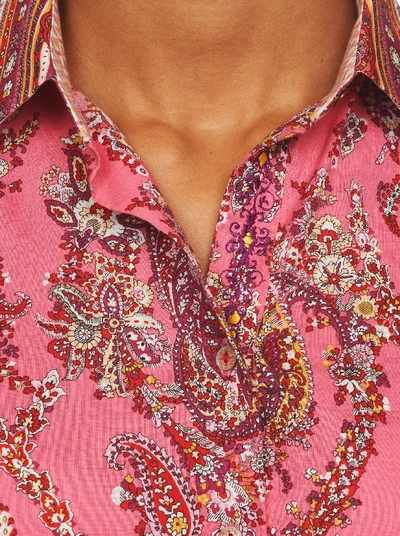 Shop Robert Graham Dawn Paisley Shirt In Pink