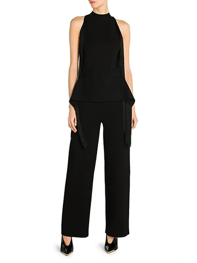 Shop Stella Mccartney All-in-one Compact Knit Jumpsuit In Black