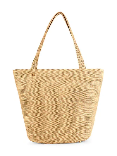 Shop Eric Javits Squishee Tote In Natural